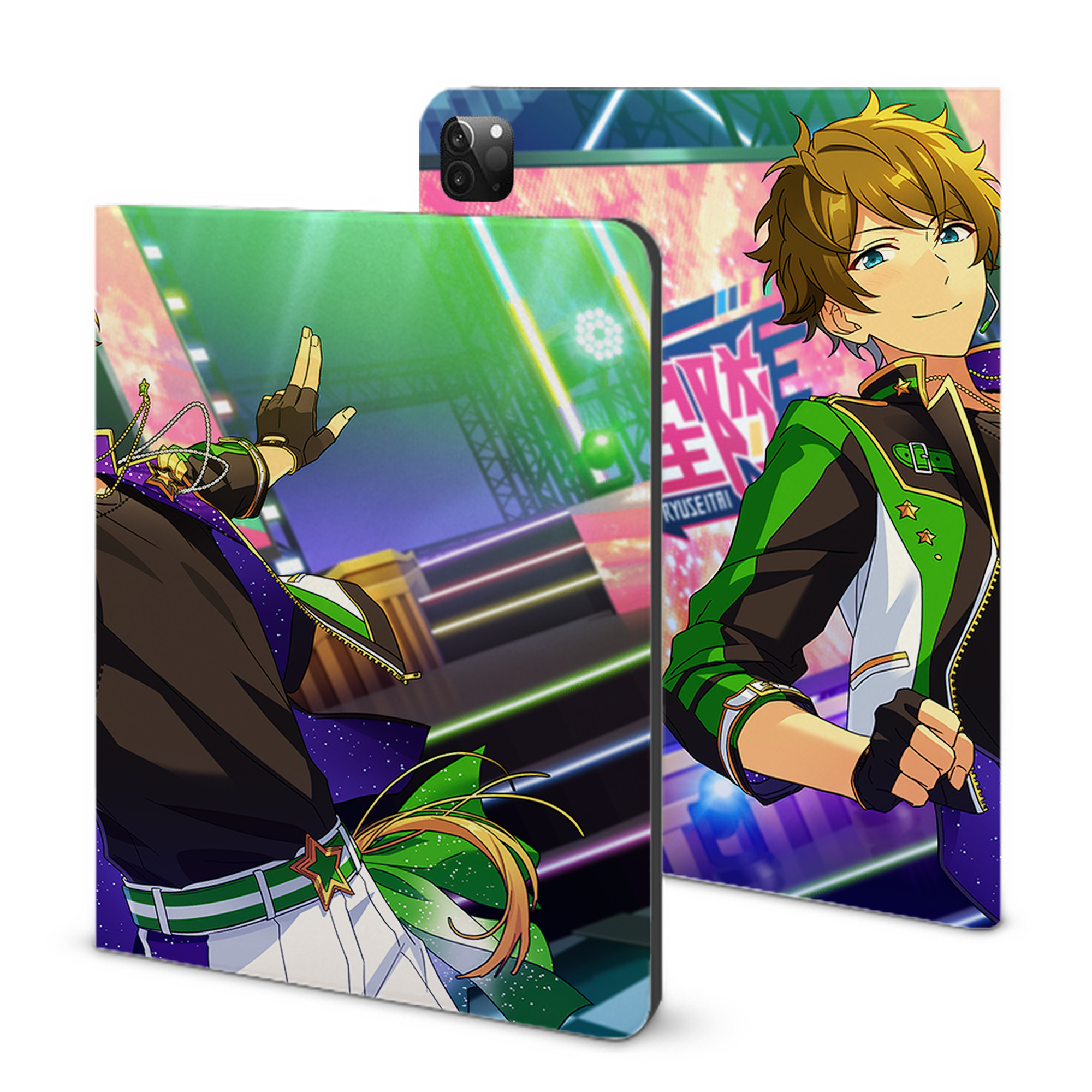 （画像用） あんさんぶるスターズ! Ensemble Stars IPadケース ペンホルダー付き ブックスタイルデザイン